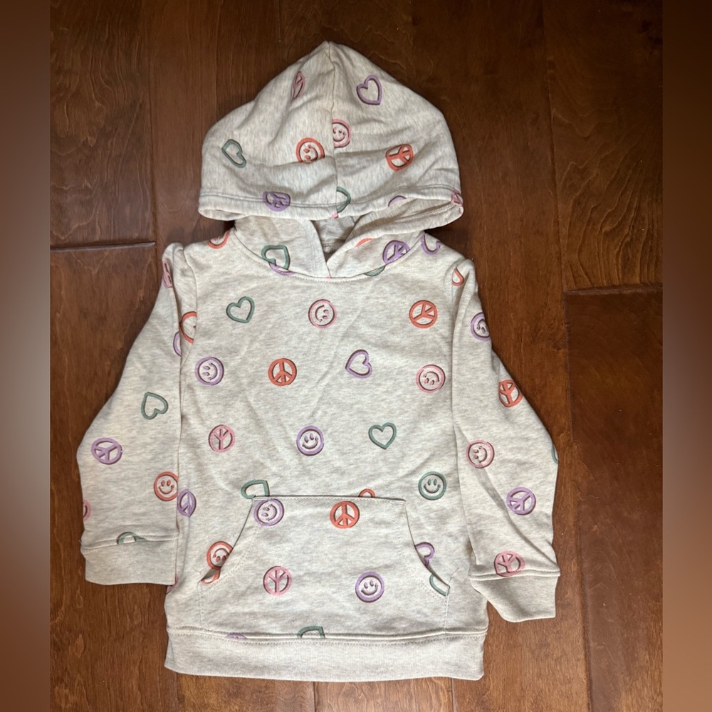 NWT Size 4T Garanimals Kids' Patterned Hoodie